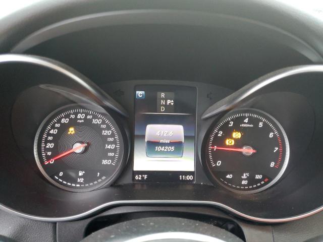 55SWF4KB8GU137745 - 2016 MERCEDES-BENZ C 300 4MATIC WHITE photo 9