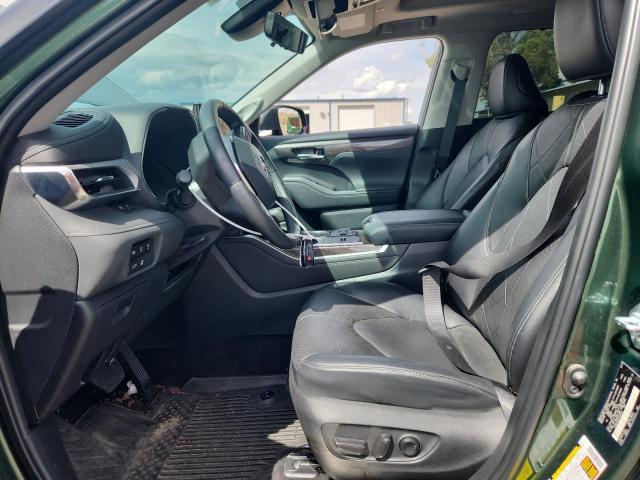 5TDKDRAH1PS524013 - 2023 TOYOTA HIGHLANDER L GREEN photo 7