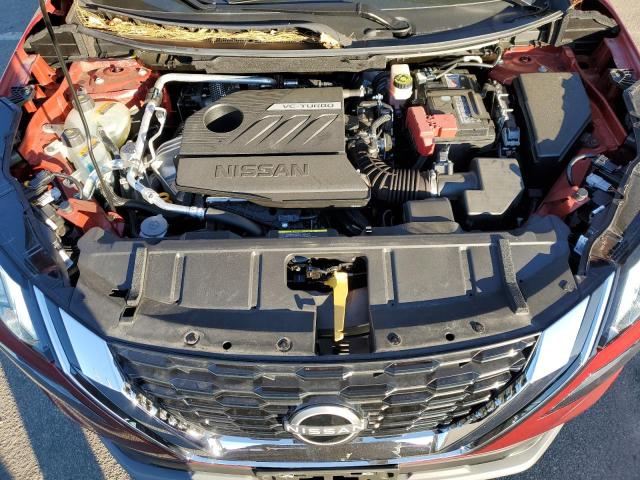 5N1BT3BB5NC726132 - 2022 NISSAN ROGUE SV RED photo 11