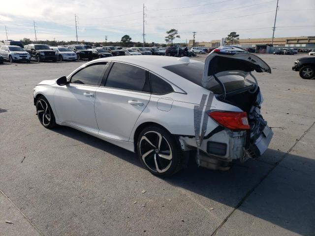 1HGCV1F36KA142664 - 2019 HONDA ACCORD SPORT WHITE photo 2