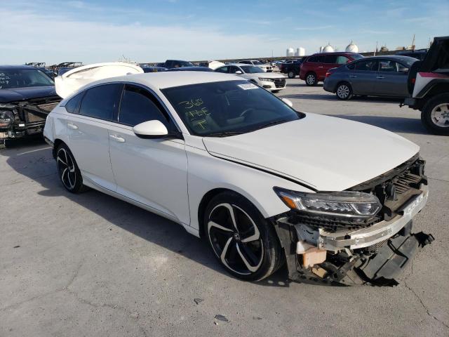 1HGCV1F36KA142664 - 2019 HONDA ACCORD SPORT WHITE photo 4