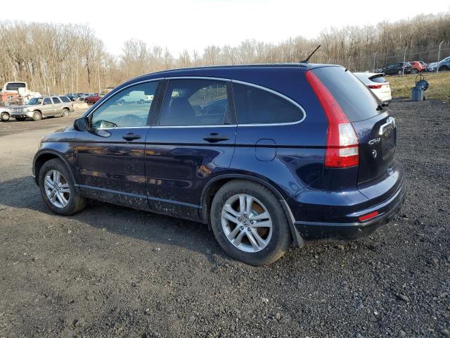 5J6RE4H57BL120227 - 2011 HONDA CR-V EX BLUE photo 2