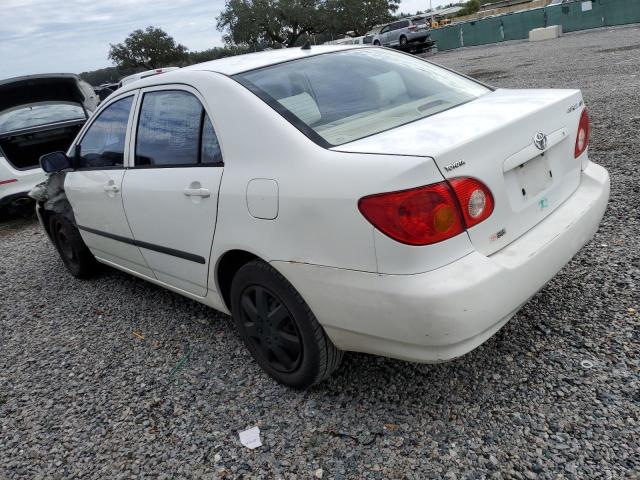 JTDBR32E430038540 - 2003 TOYOTA COROLLA CE WHITE photo 2