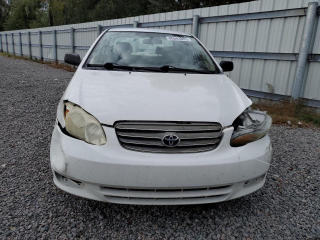 JTDBR32E430038540 - 2003 TOYOTA COROLLA CE WHITE photo 5