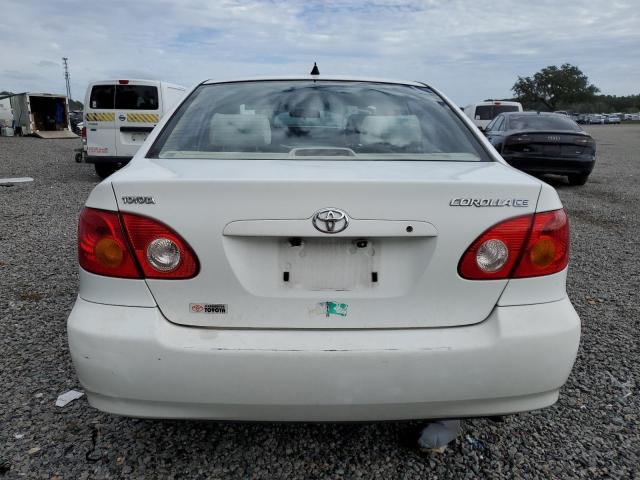 JTDBR32E430038540 - 2003 TOYOTA COROLLA CE WHITE photo 6