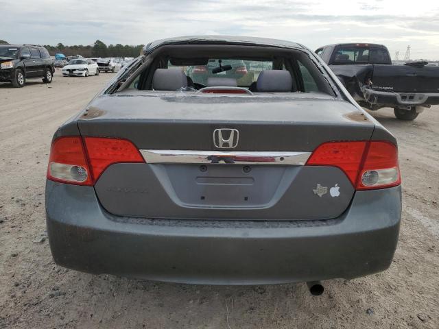 1HGFA16589L021899 - 2009 HONDA CIVIC LX GRAY photo 6