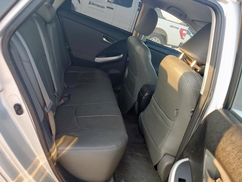 JTDKN3DU6C1503698 - 2012 TOYOTA PRIUS 银色 照片 10