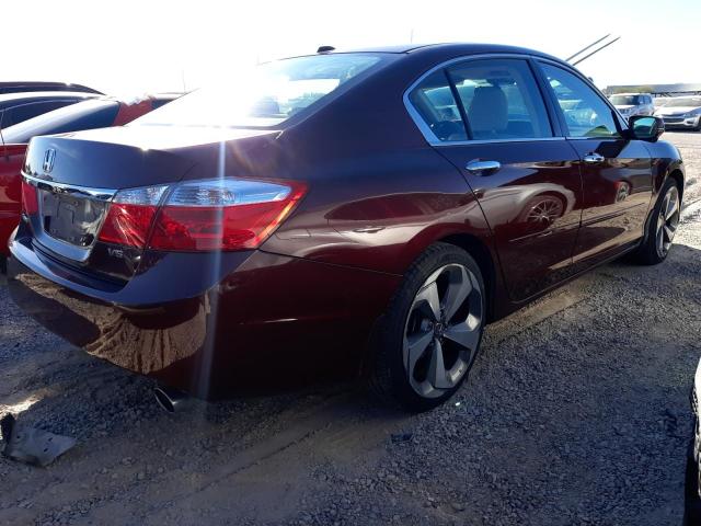 1HGCR3F83FA014383 - 2015 HONDA ACCORD EXL BURGUNDY photo 3