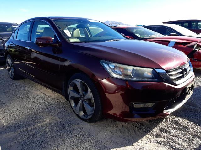 1HGCR3F83FA014383 - 2015 HONDA ACCORD EXL BURGUNDY photo 4