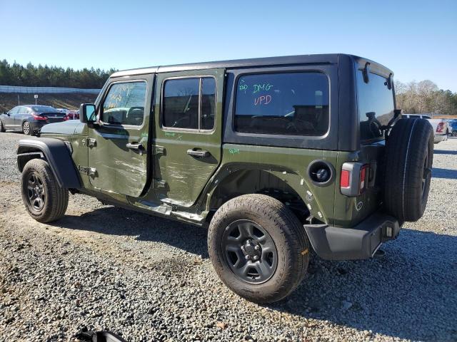 1C4PJXDN0RW105450 - 2024 JEEP WRANGLER SPORT GREEN photo 2