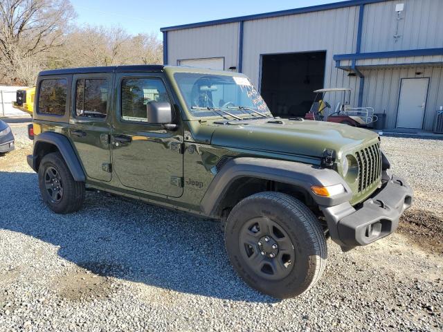 1C4PJXDN0RW105450 - 2024 JEEP WRANGLER SPORT GREEN photo 4