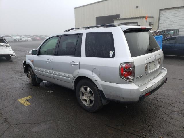 5FNYF28548B006491 - 2008 HONDA PILOT EXL SILVER photo 2