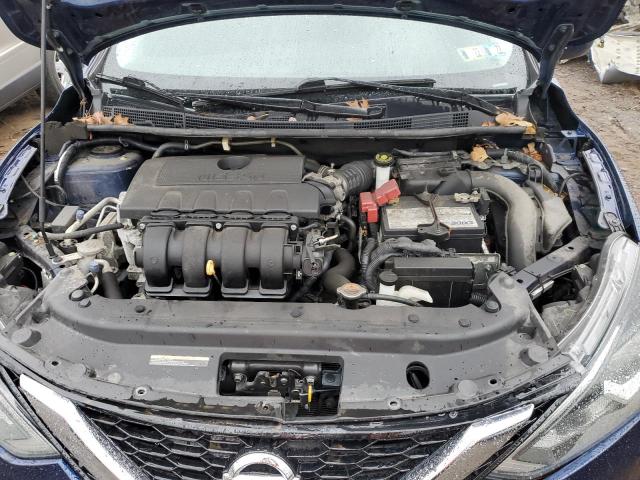 3N1AB7AP5KY299953 - 2019 NISSAN SENTRA S BLUE photo 11