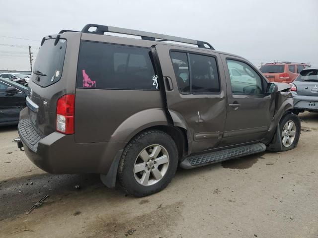 5N1AR18B48C610754 - 2008 NISSAN PATHFINDER S BROWN photo 3