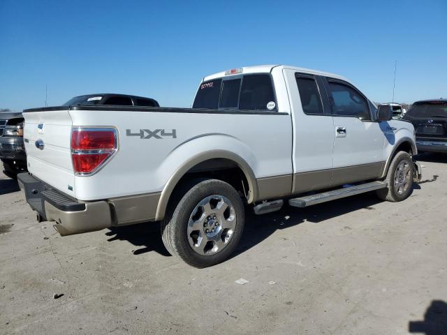 1FTFX1EV9AFB27442 - 2010 FORD F150 SUPER CAB WHITE photo 3