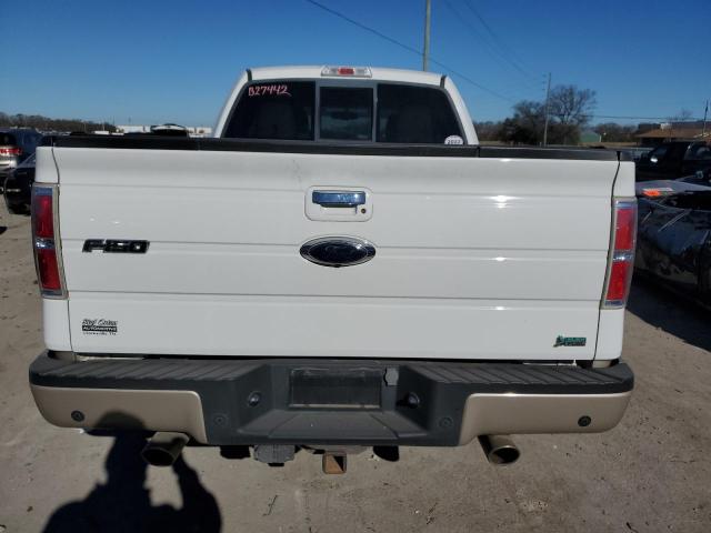 1FTFX1EV9AFB27442 - 2010 FORD F150 SUPER CAB WHITE photo 6