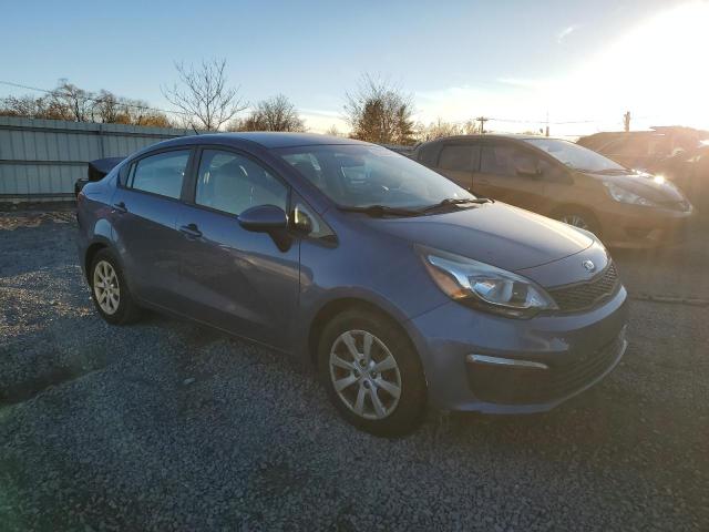 KNADM4A38G6693555 - 2016 KIA RIO LX BLUE photo 4