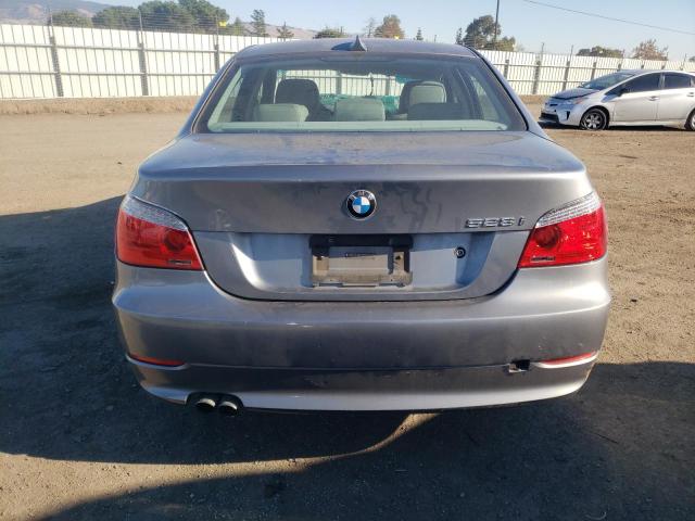 WBANU5C55AC128228 - 2010 BMW 528 I GRAY photo 6