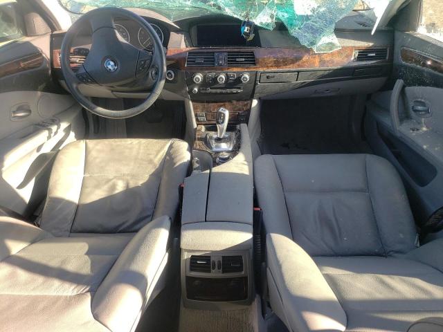 WBANU5C55AC128228 - 2010 BMW 528 I GRAY photo 8