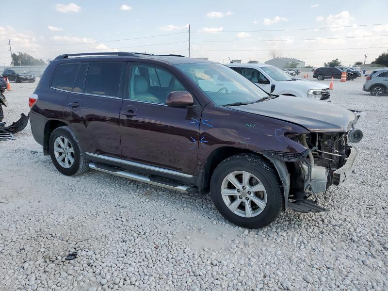 5TDZK3EH7CS087589 - 2012 TOYOTA HIGHLANDER BASE كستنائي صورة 4