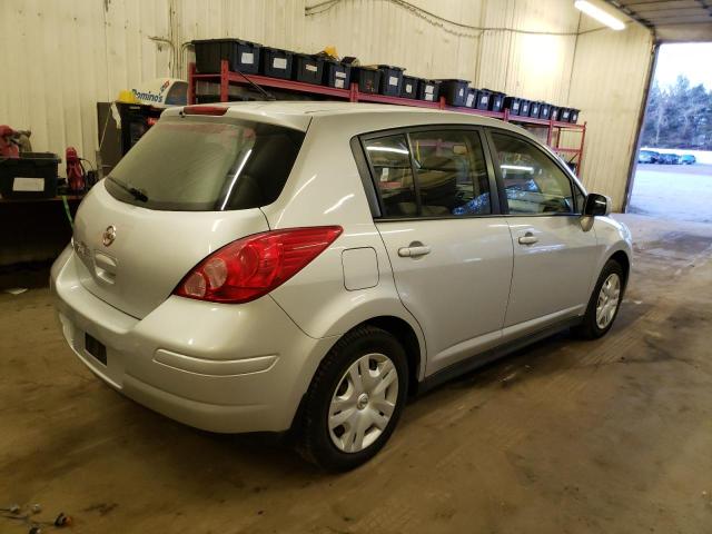 3N1BC1CP5BL381643 - 2011 NISSAN VERSA S SILVER photo 3