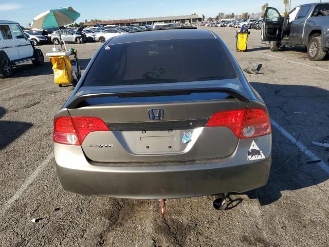 JHMFA16876S007419 - 2006 HONDA CIVIC EX GRAY photo 6