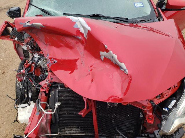 2T1BURHE2EC110630 - 2014 TOYOTA COROLLA L RED photo 11