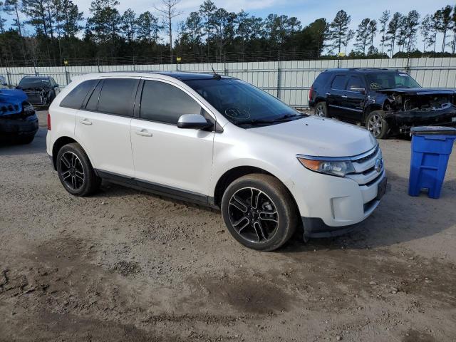 2FMDK3JC3DBA01035 - 2013 FORD EDGE SEL WHITE photo 4