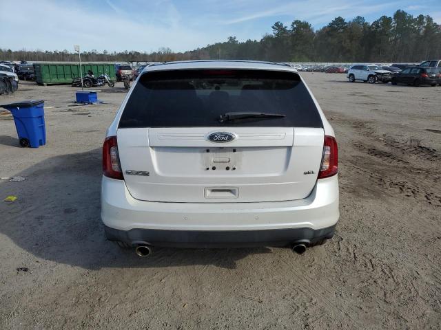 2FMDK3JC3DBA01035 - 2013 FORD EDGE SEL WHITE photo 6