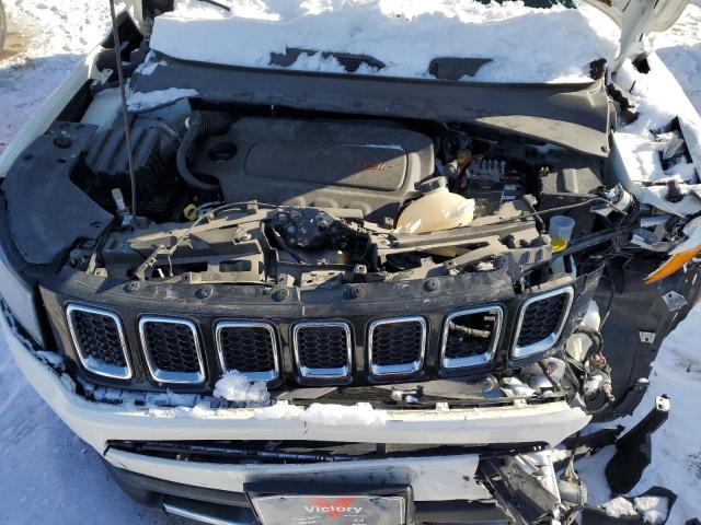 3C4NJDCB3LT178418 - 2020 JEEP COMPASS LIMITED WHITE photo 11