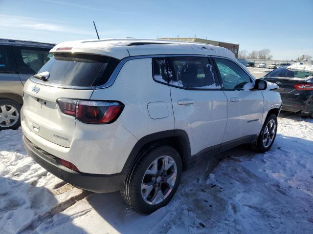 3C4NJDCB3LT178418 - 2020 JEEP COMPASS LIMITED WHITE photo 3