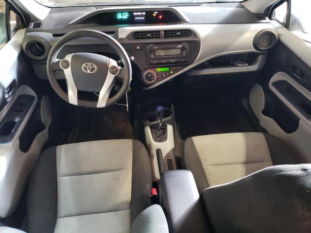 JTDKDTB31C1003123 - 2012 TOYOTA PRIUS C WHITE photo 8