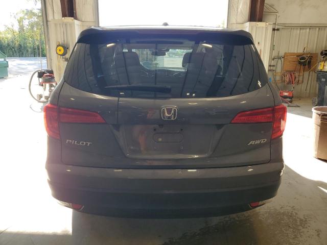 5FNYF6H65HB009478 - 2017 HONDA PILOT EXL GRAY photo 6