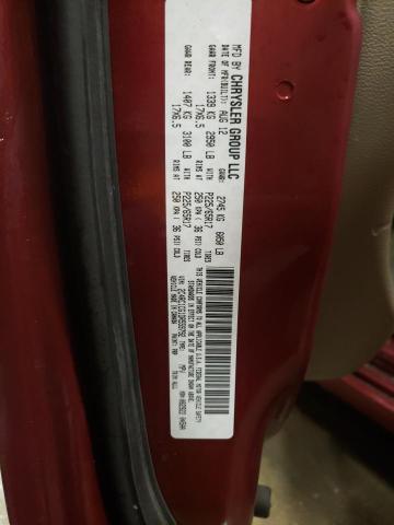 2C4RC1CG1DR559792 - 2013 CHRYSLER TOWN & COU TOURING L RED photo 13