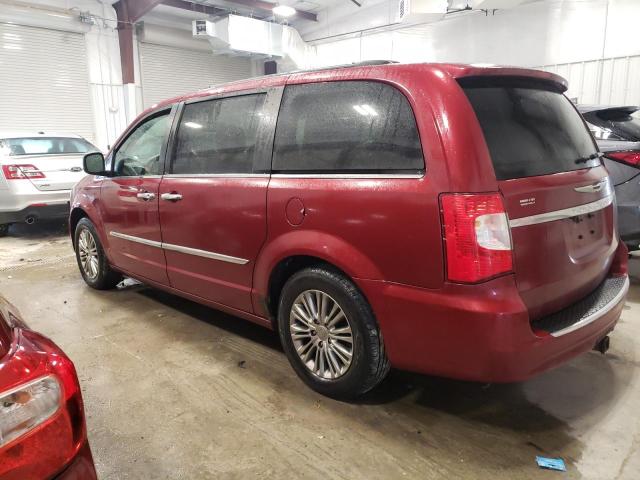 2C4RC1CG1DR559792 - 2013 CHRYSLER TOWN & COU TOURING L RED photo 2