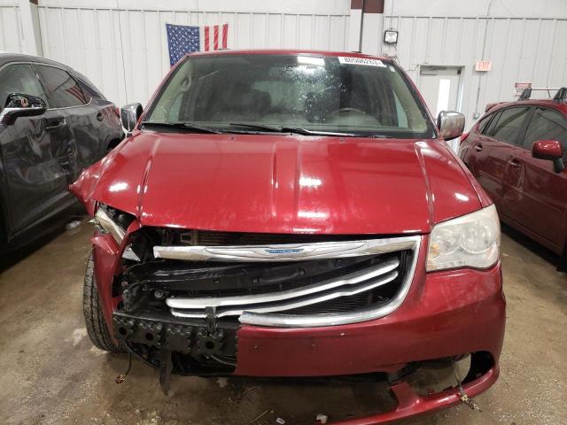 2C4RC1CG1DR559792 - 2013 CHRYSLER TOWN & COU TOURING L RED photo 5