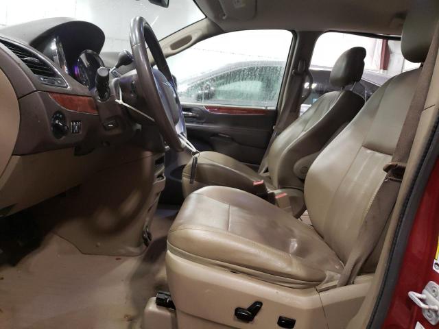 2C4RC1CG1DR559792 - 2013 CHRYSLER TOWN & COU TOURING L RED photo 7