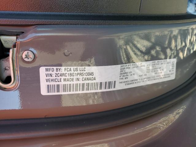 2C4RC1BG1PR513045 - 2023 CHRYSLER PACIFICA TOURING L 灰色 照片 13