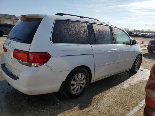 5FNRL38449B406398 - 2009 HONDA ODYSSEY EX WHITE photo 3