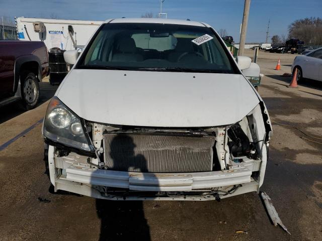 5FNRL38449B406398 - 2009 HONDA ODYSSEY EX WHITE photo 5