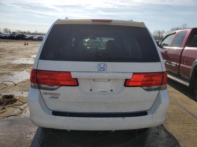 5FNRL38449B406398 - 2009 HONDA ODYSSEY EX WHITE photo 6