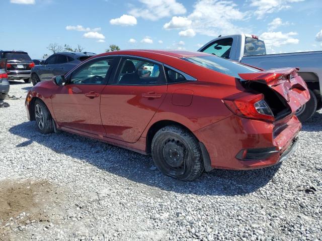 19XFC2F63KE007687 - 2019 HONDA CIVIC LX RED photo 2
