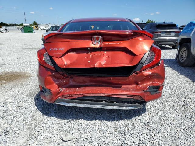 19XFC2F63KE007687 - 2019 HONDA CIVIC LX RED photo 6