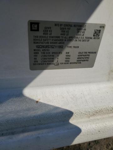 1GC2KUEG7GZ111862 - 2016 CHEVROLET SILVERADO K2500 HEAVY DUTY WHITE photo 12