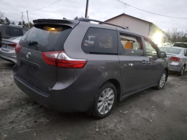 5TDDZ3DCXLS241336 - 2020 TOYOTA SIENNA XLE GRAY photo 3