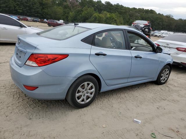 KMHCT4AE3CU053418 - 2012 HYUNDAI ACCENT GLS 蓝色 照片 3