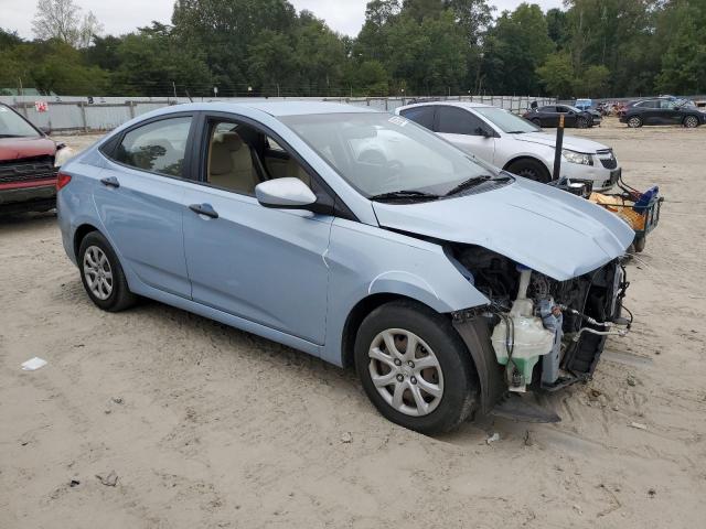 KMHCT4AE3CU053418 - 2012 HYUNDAI ACCENT GLS 蓝色 照片 4