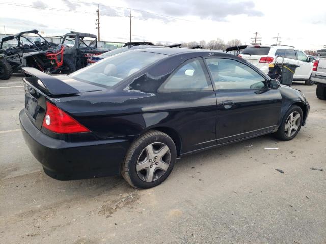 1HGEM22544L000085 - 2004 HONDA CIVIC LX BLACK photo 3