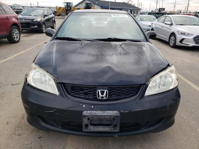 1HGEM22544L000085 - 2004 HONDA CIVIC LX BLACK photo 5