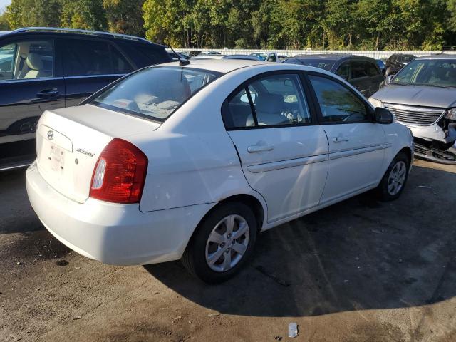 KMHCN46C79U313698 - 2009 HYUNDAI ACCENT GLS თეთრი ფოტო 3